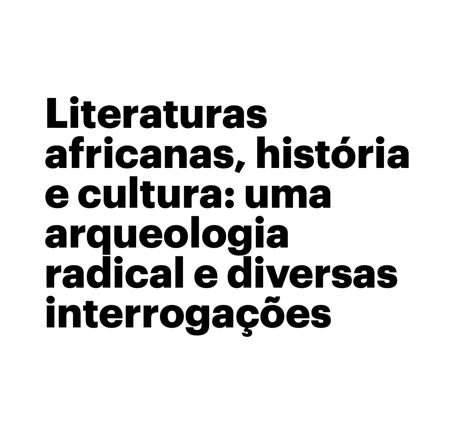 Literaturas Africanas — Ana Maria Martinho