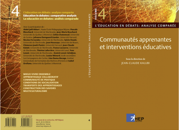 					Afficher Vol. 4 (2006): Communautés apprenantes et interventions éducatives
				