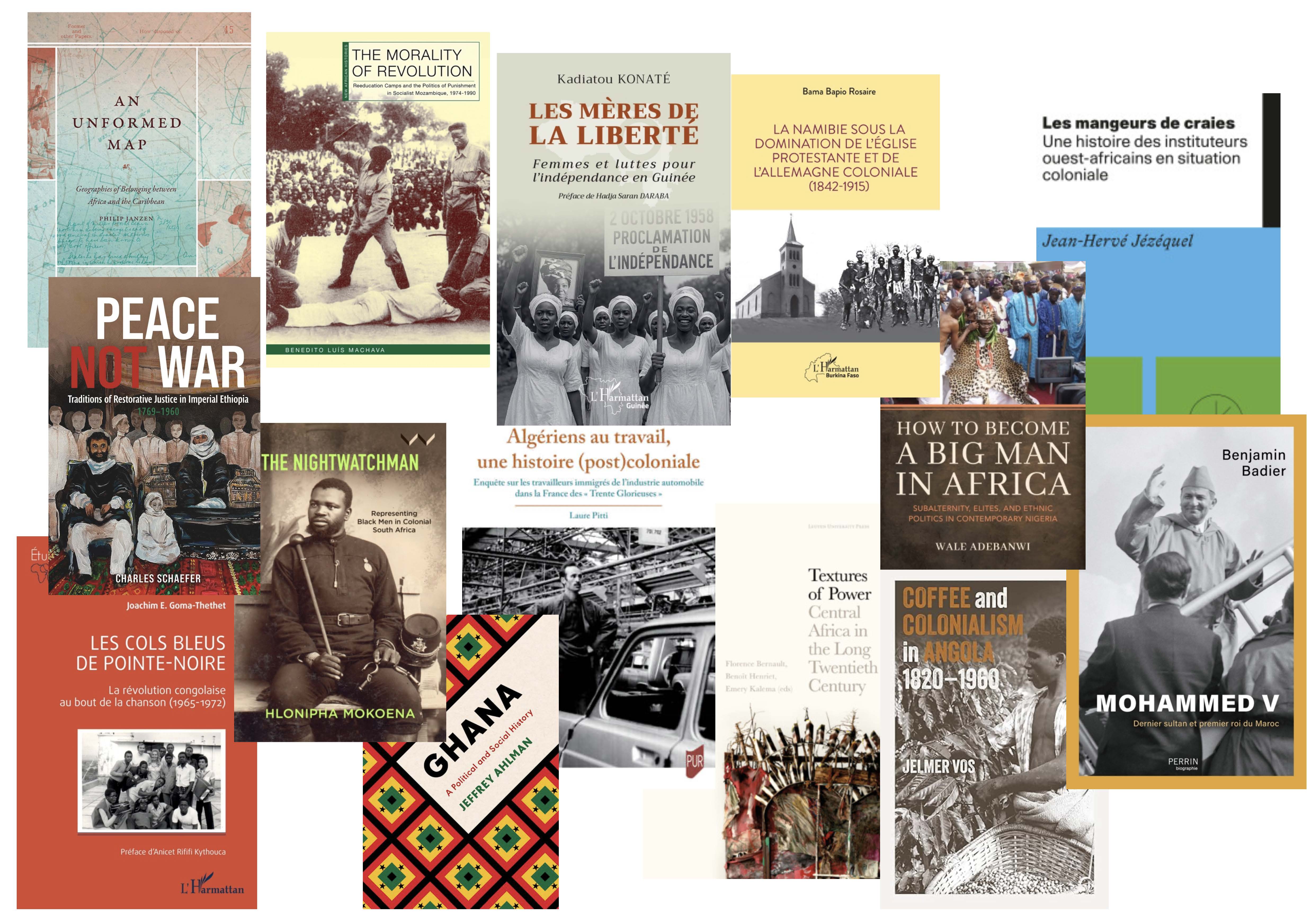 Couvertures des livres à recenser en 2025